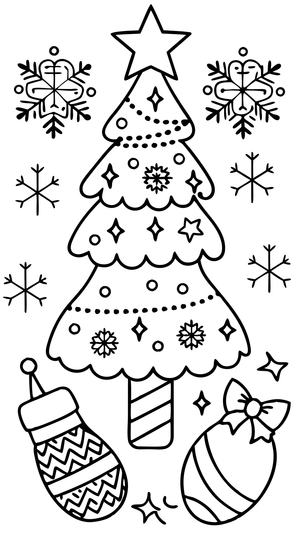 coloriages de point de Noël